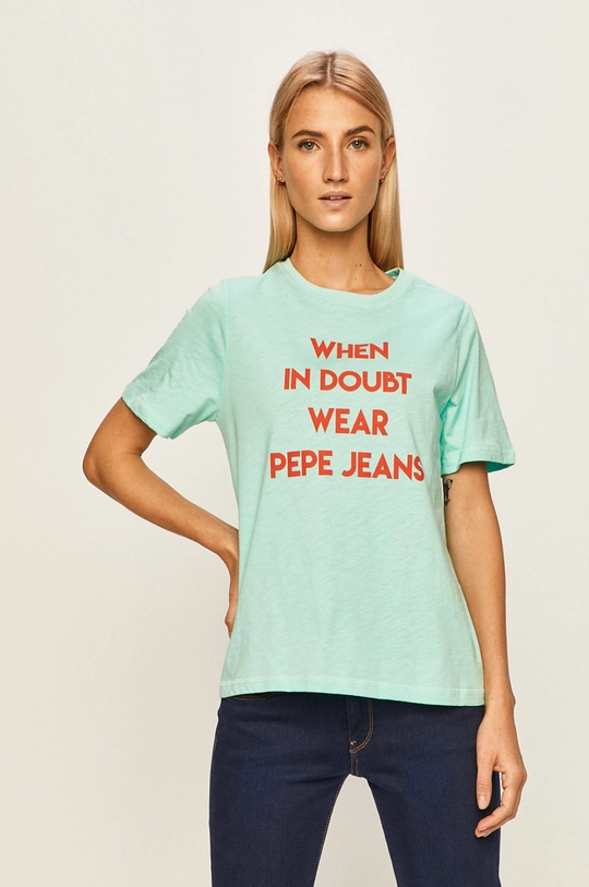 modrá Pepe Jeans - Tričko Freja