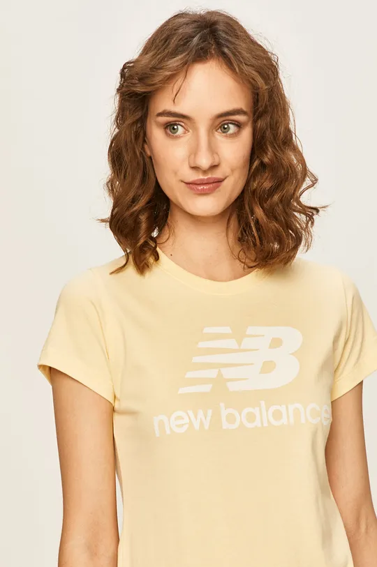 žltá New Balance - Tričko WT91546SUG