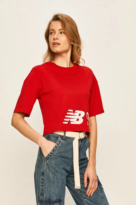 New Balance - T-shirt WT01515REP piros