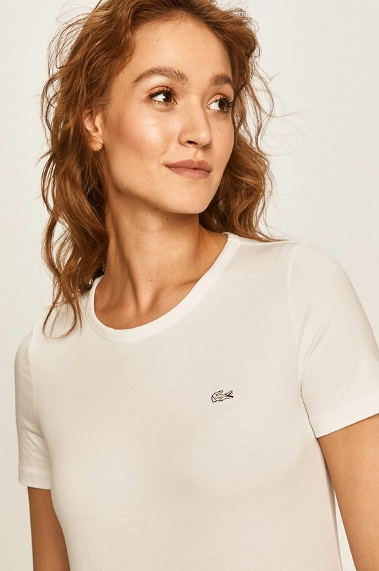 fehér Lacoste - T-shirt Női