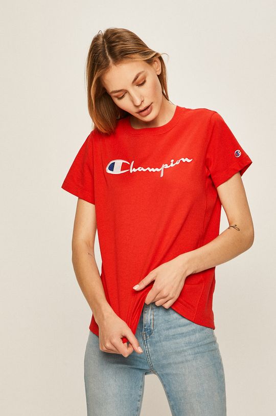piros Champion - T-shirt Női