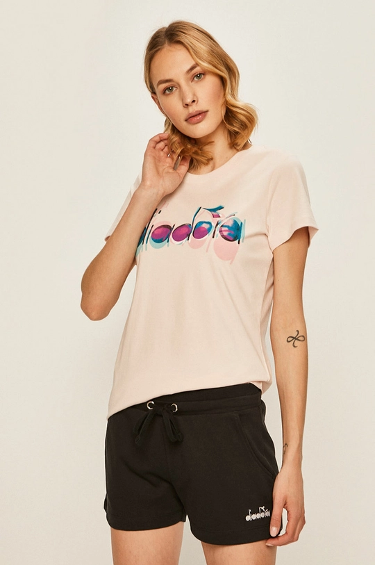 rózsaszín Diadora - T-shirt Női