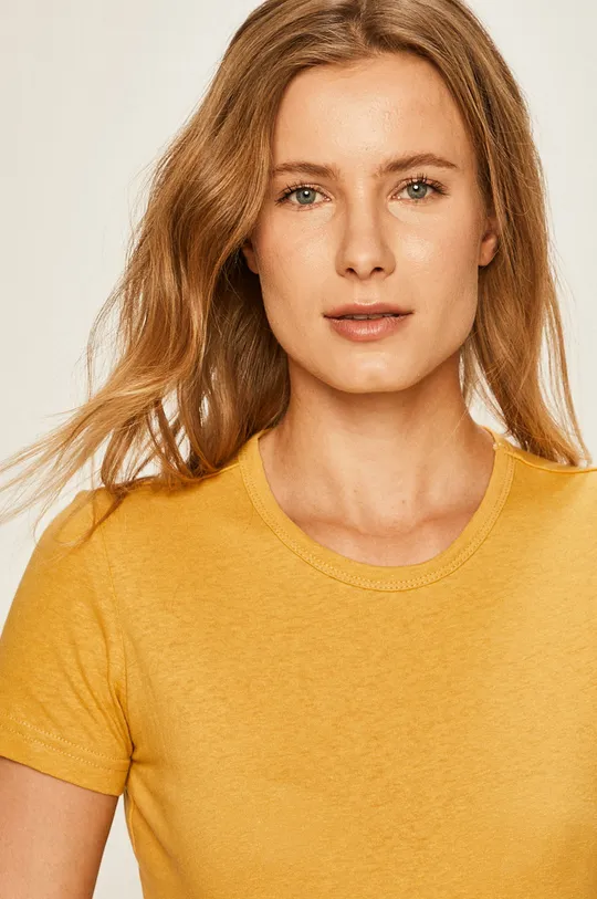 żółty Brixton - T-shirt Damski