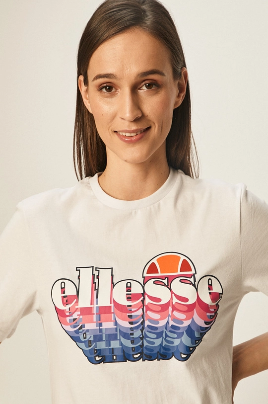 biały Ellesse - T-shirt