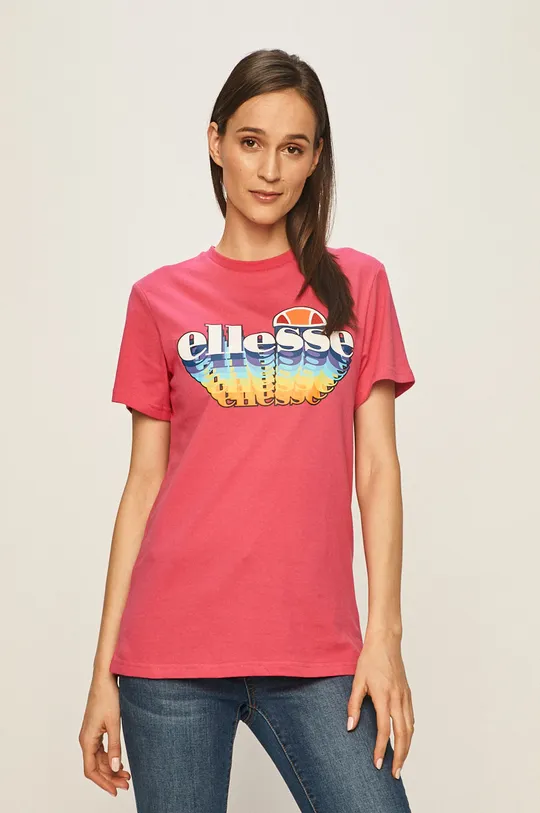 fioletowy Ellesse - T-shirt