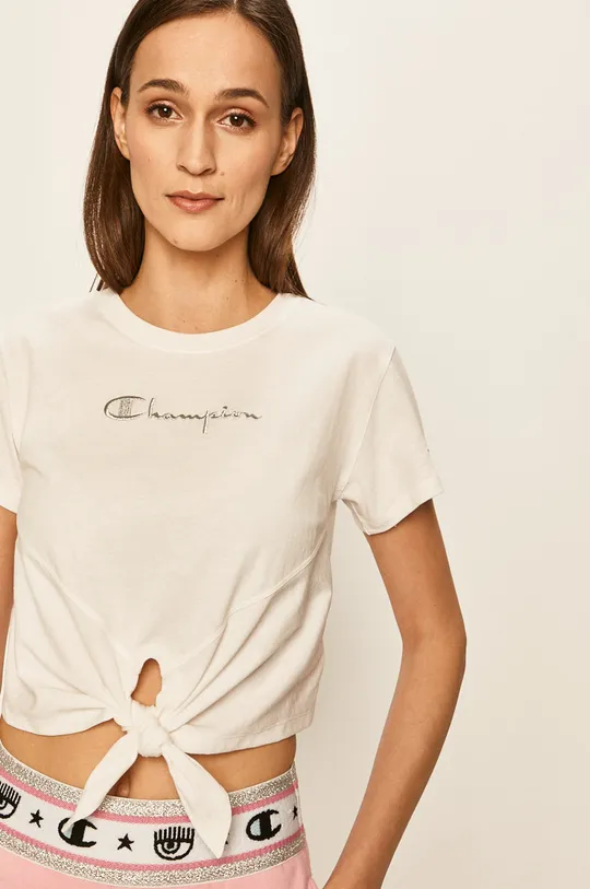 biały Champion - T-shirt x Chiara Ferragni CFT002CHPN