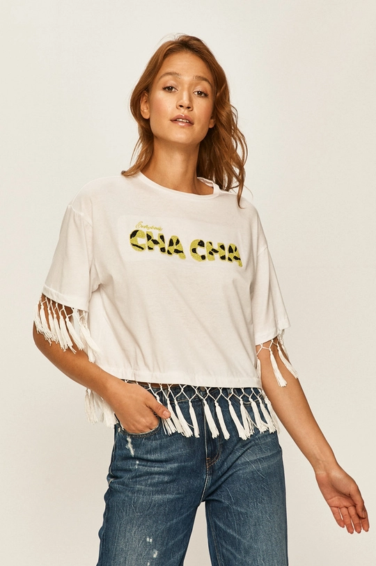 fehér Guess Jeans - T-shirt