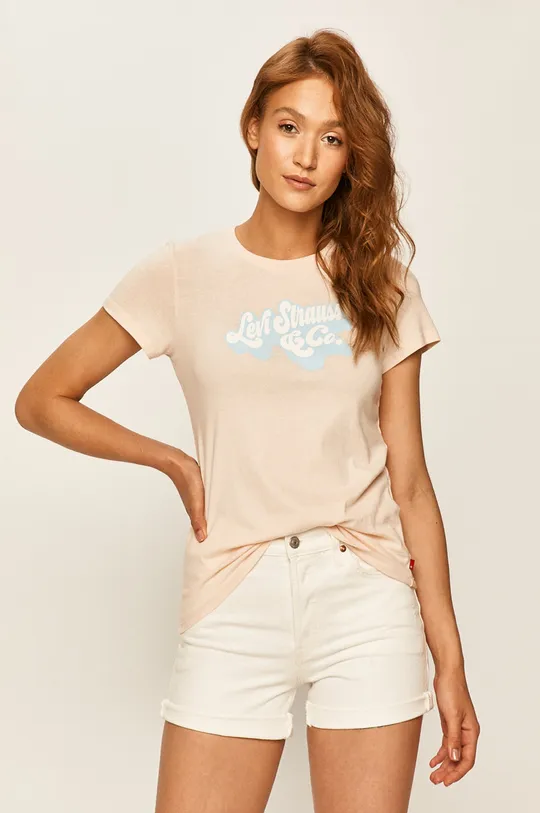 rózsaszín Levi's - T-shirt Női
