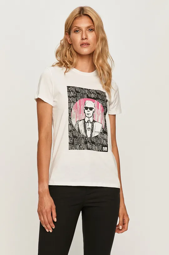 fehér Karl Lagerfeld - T-shirt Női