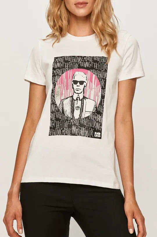 fehér Karl Lagerfeld - T-shirt