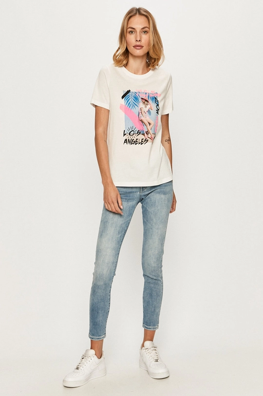 Vero Moda - T-shirt biały