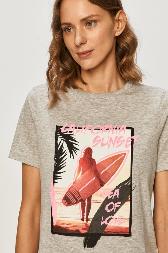 szürke Vero Moda - T-shirt