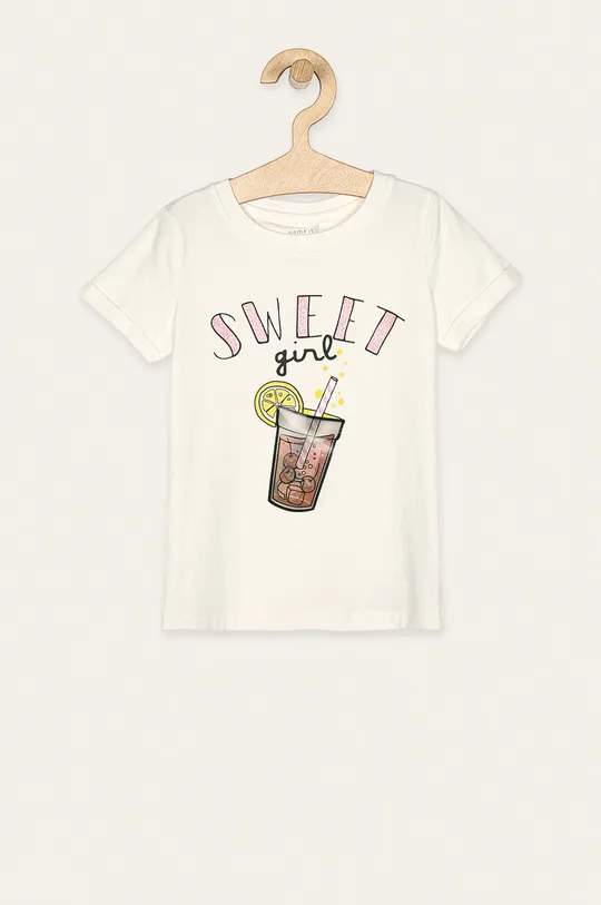 білий Name it - Дитяча футболка 104-110 cm Для дівчаток
