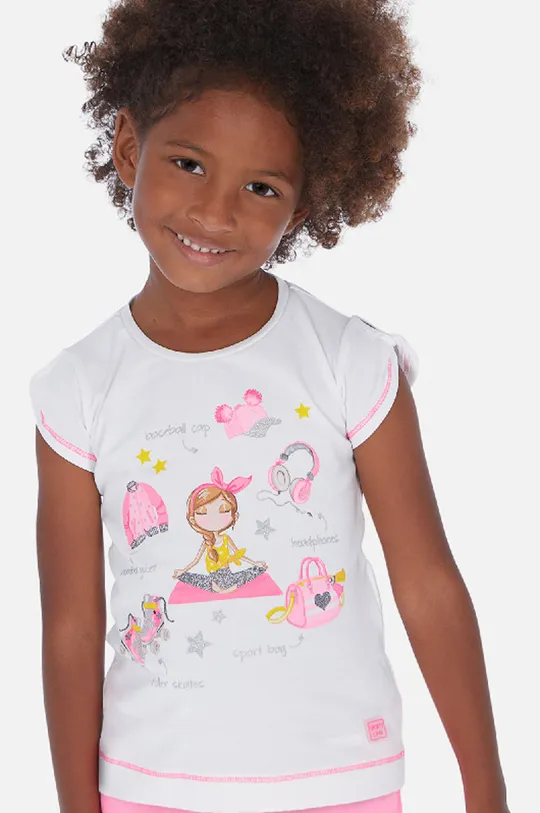 розовый Mayoral - Детская футболка 92-134 см. Для девочек