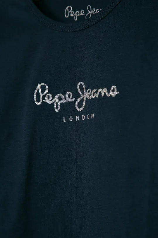 Pepe Jeans - Detské tričko s dlhým rukávom Hana Glitter 92-122 cm  93% Bavlna, 7% Elastan