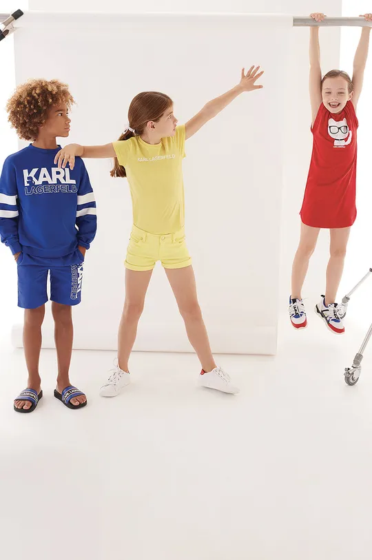 Karl Lagerfeld - T-shirt dziecięcy 114-150 cm Z15222 100 % Bawełna