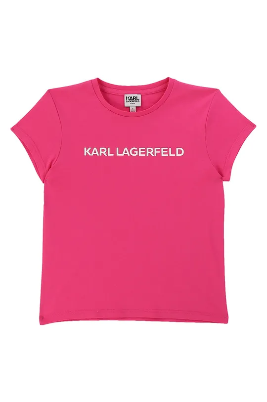 ružová Karl Lagerfeld - Detské tričko 114-150 cm Dievčenský
