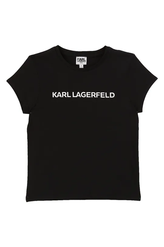 čierna Karl Lagerfeld - Detské tričko 114-150 cm Dievčenský