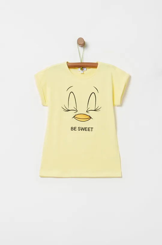 žltá OVS - Detské tričko x Warner Bros 104-140 cm Dievčenský
