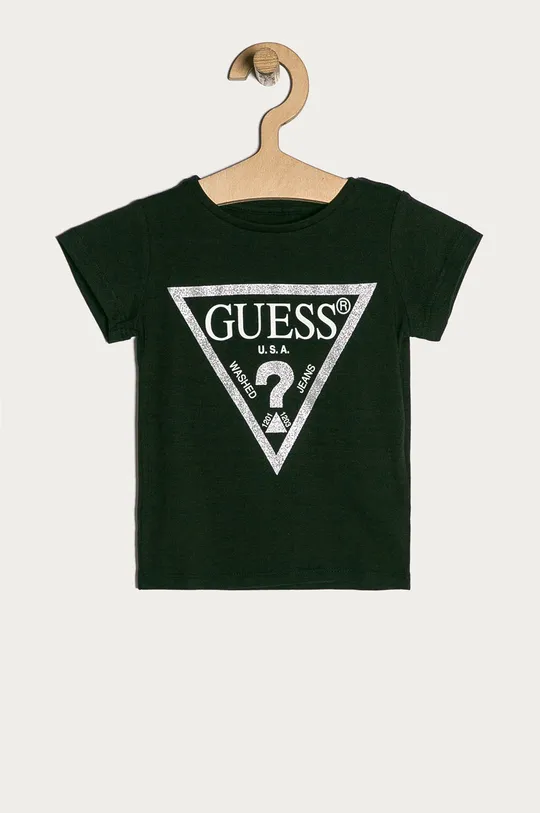 czarny Guess Jeans - T-shirt dziecięcy 92-122 cm. Dziewczęcy