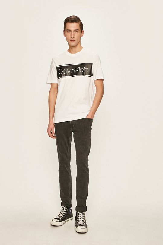 Calvin Klein - T-shirt biały