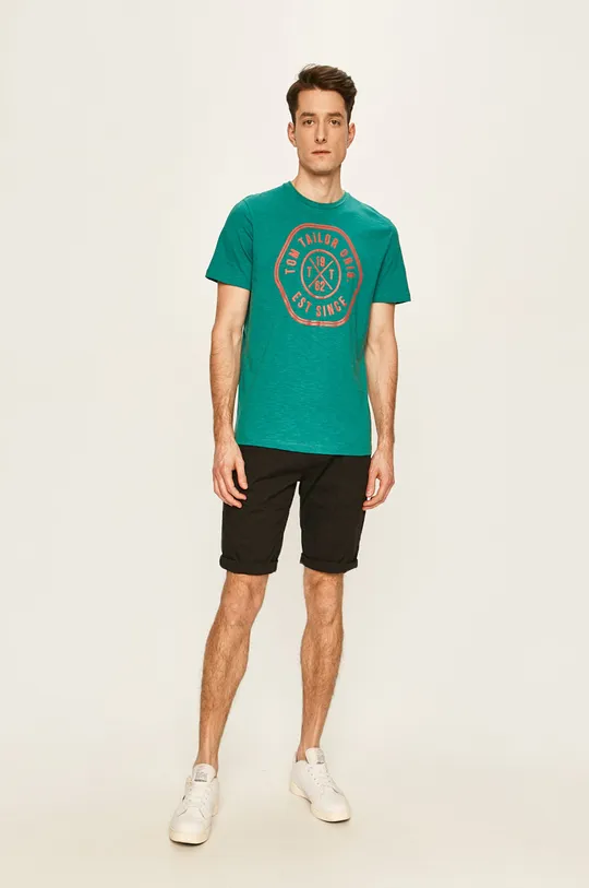Tom Tailor Denim - Pánske tričko zelená