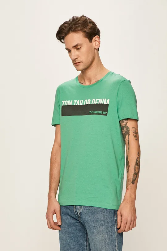 zelená Tom Tailor Denim - Pánske tričko