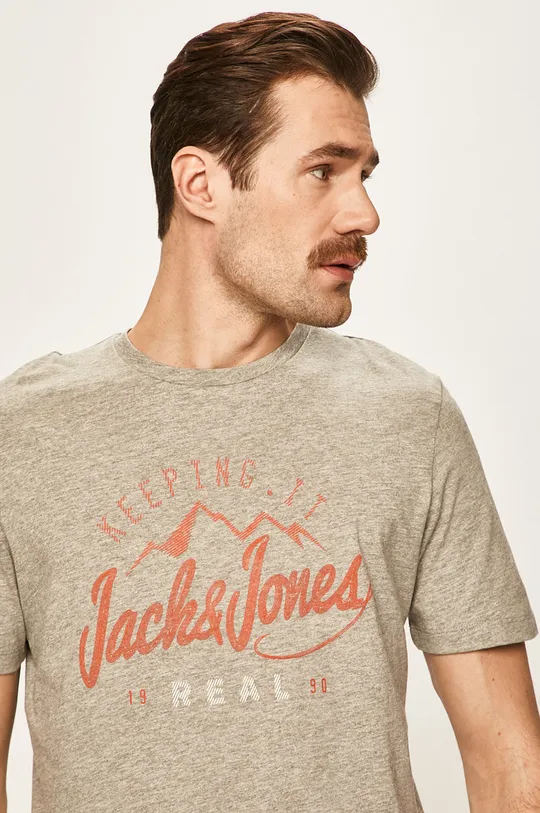sivá Jack & Jones - Pánske tričko