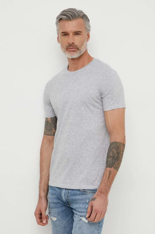 siva Armani Exchange t-shirt Moški