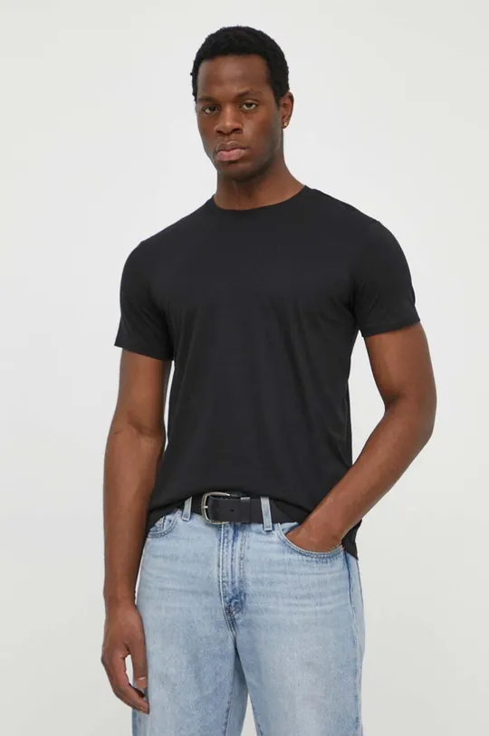 črna Armani Exchange t-shirt Moški