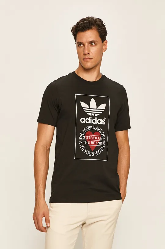 czarny adidas Originals - T-shirt GK7166