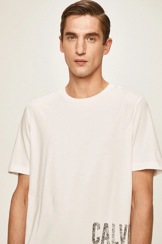 fehér Calvin Klein Performance - T-shirt