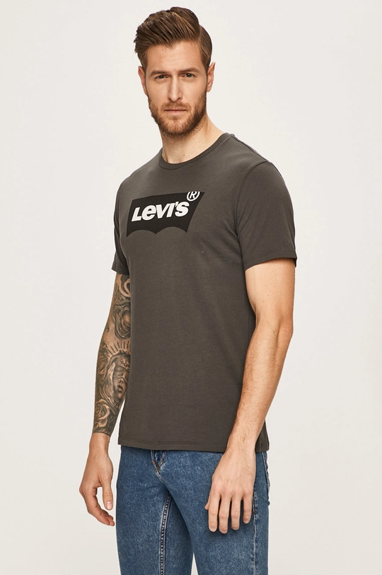 szary Levi's - T-shirt Męski