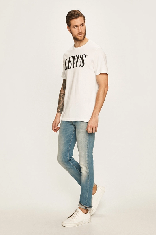 fehér Levi's - T-shirt Férfi