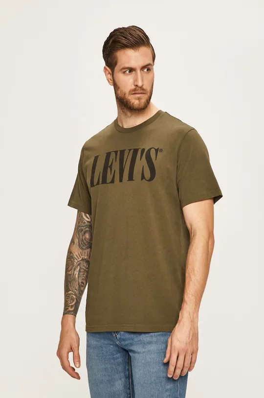 zelená Levi's - Pánske tričko