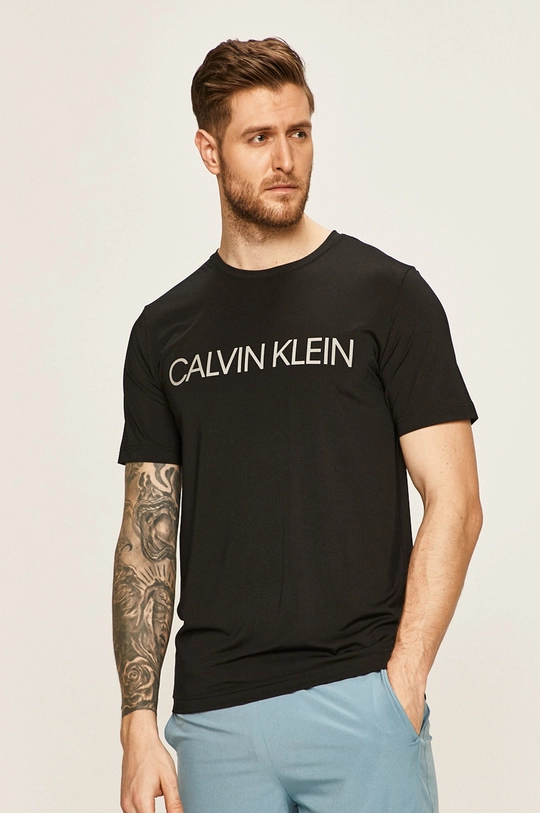 čierna Calvin Klein Performance - Pánske tričko