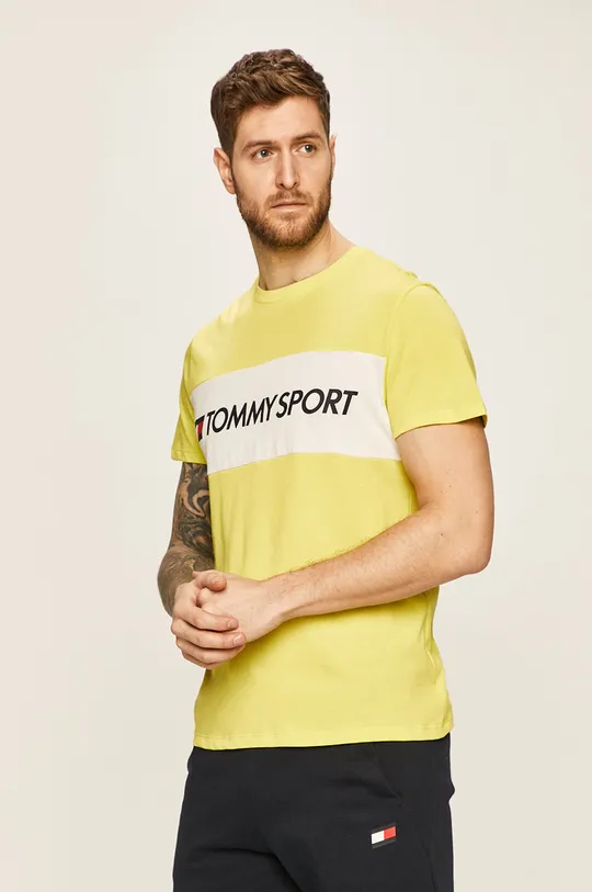 zöld Tommy Sport - T-shirt Férfi