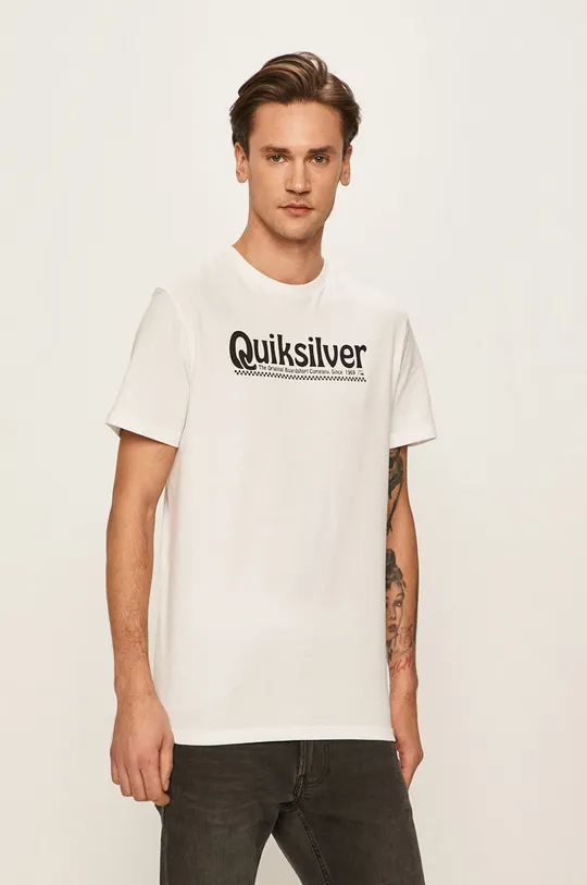 biela Quiksilver - Pánske tričko Pánsky