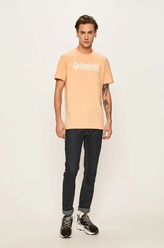 Quiksilver - Pánske tričko oranžová