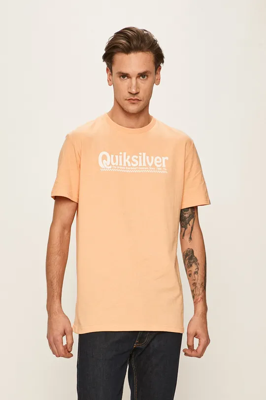 oranžová Quiksilver - Pánske tričko