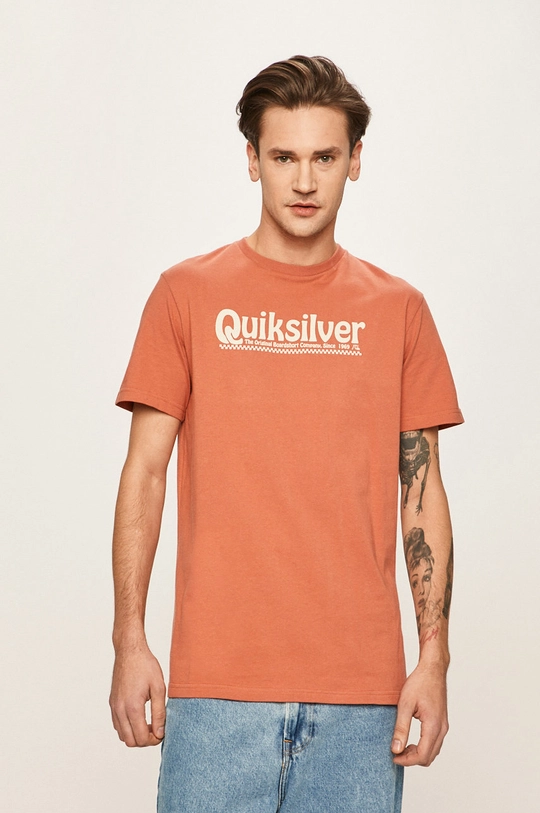 oranžová Quiksilver - Pánske tričko Pánsky