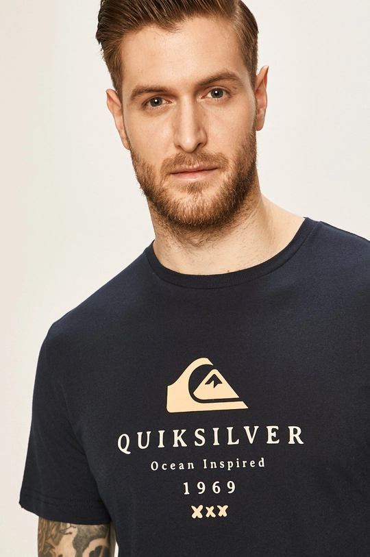 tmavomodrá Quiksilver - Pánske tričko Pánsky