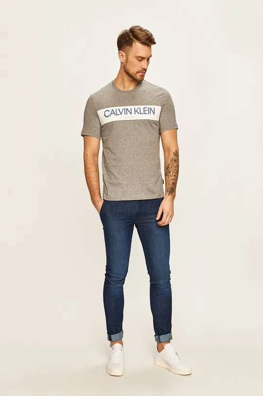 Calvin Klein - Pánske tričko sivá