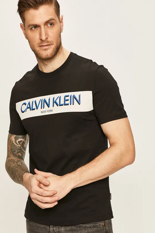 чёрный Calvin Klein - Футболка Мужской