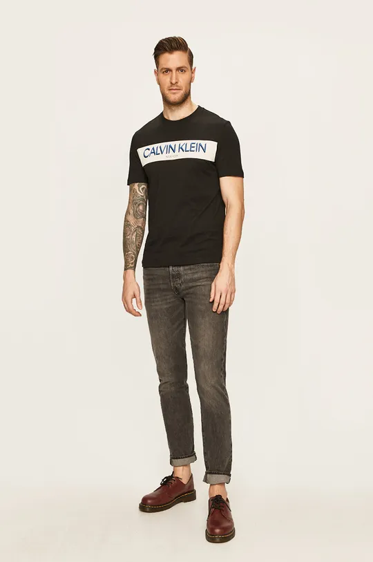 Calvin Klein - Pánske tričko čierna
