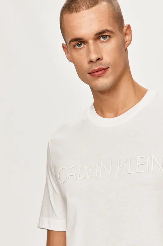 biały Calvin Klein - T-shirt K10K105166