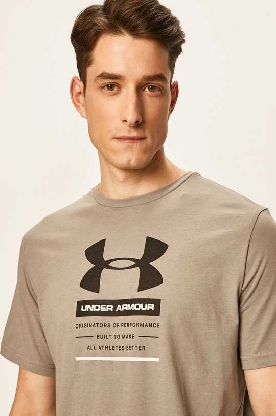 szary Under Armour - T-shirt 1351627 Męski