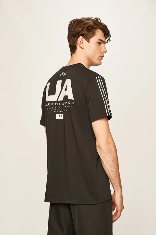 czarny Under Armour - T-shirt 1351630 Męski