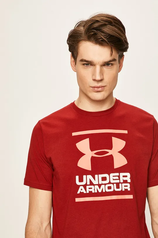 czerwony Under Armour - T-shirt 1326849...