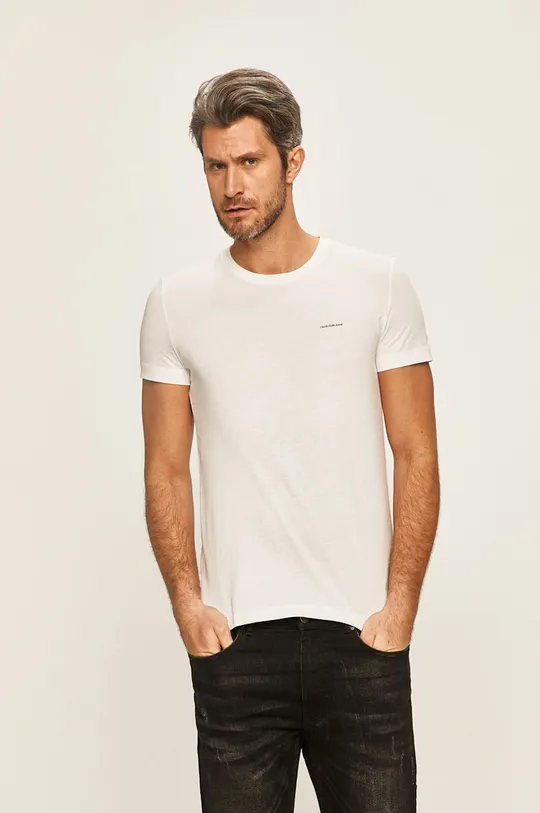 fehér Calvin Klein Jeans - Póló (2 db) Férfi